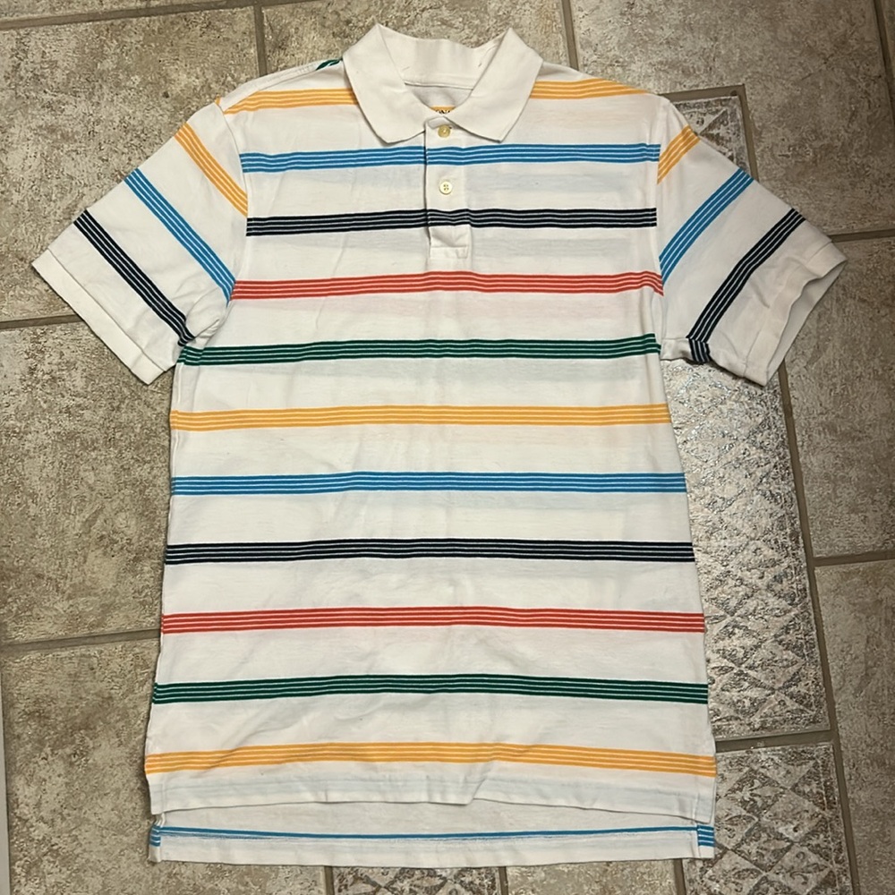 🍪Merona Men’s Striped Knit Polo Medium